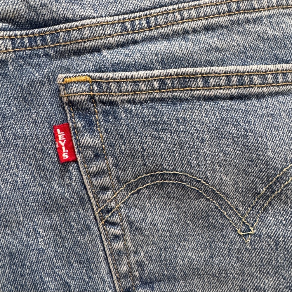 Vintage 90s Levi's Premium Jeans 501 S Skinny Big E Red Tab 31x30 Button Fly - Picture 10 of 15